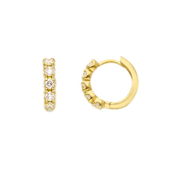 Orecchini Gazzola Gioielli Donna in Oro giallo Diamante 0.34 Ct 281413BG - 281413BG